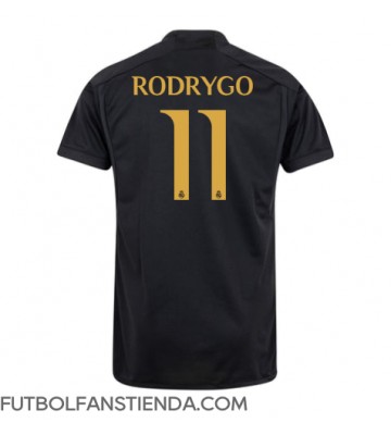 Real Madrid Rodrygo Goes #11 Tercera Equipación 2023-24 Manga Corta